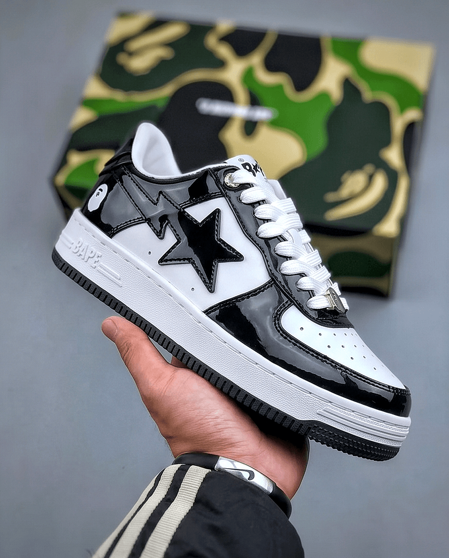 BAPE STA | Negro Blanco